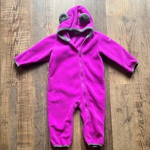 Columbia Fuchsia and Gray Kids One Piece